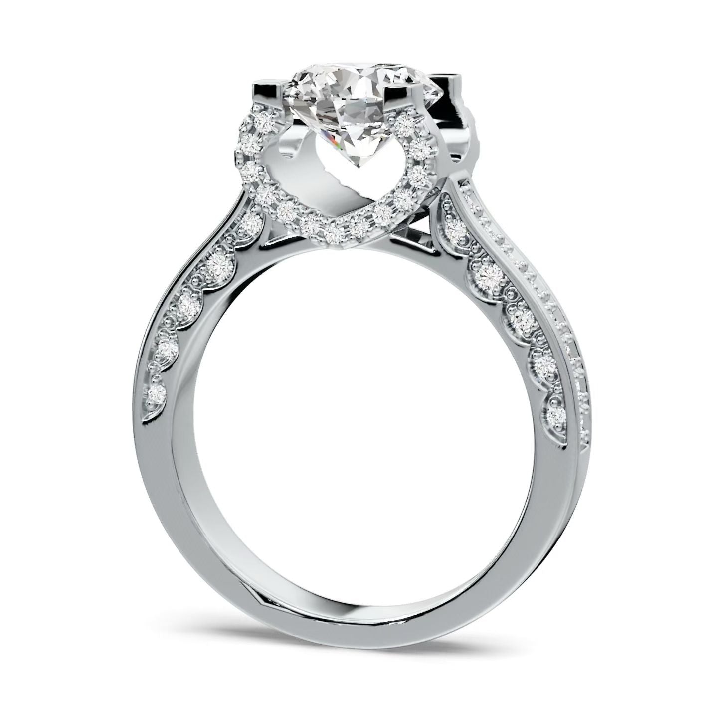 Minimalist Luxury Four-Prong Diamond Ring | Classic Engagement Style