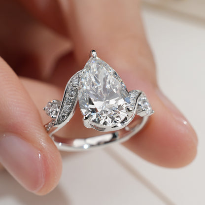 Luxury Heart-Shaped Diamond Ring | New Fashion Design, Elegant & Timeless