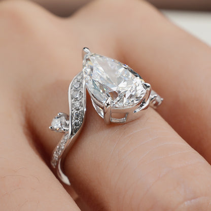 Luxury Heart-Shaped Diamond Ring | New Fashion Design, Elegant & Timeless