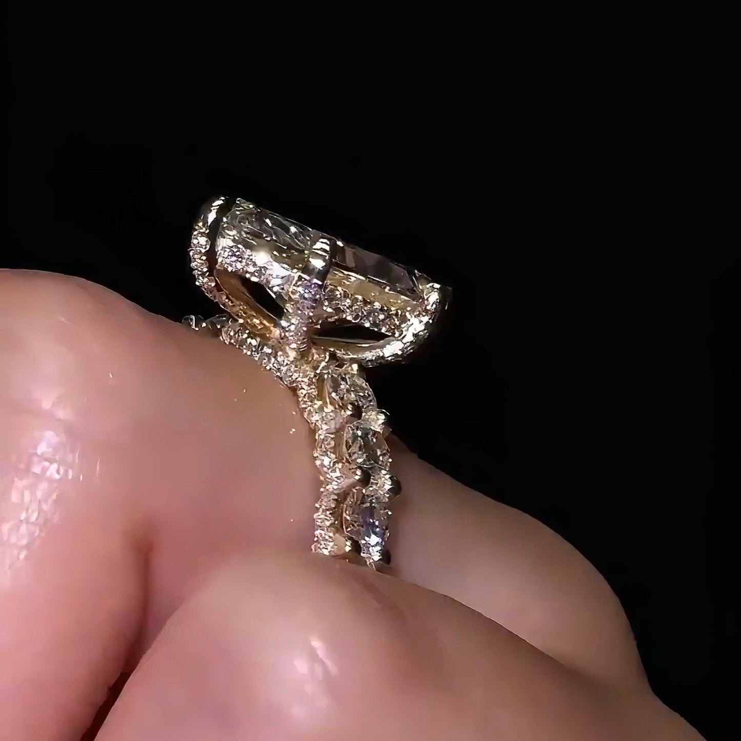 5 Carat Marquise Cut Lab Grown Diamond Ring D Color VVS Clarity – Fine Jewelry for Women