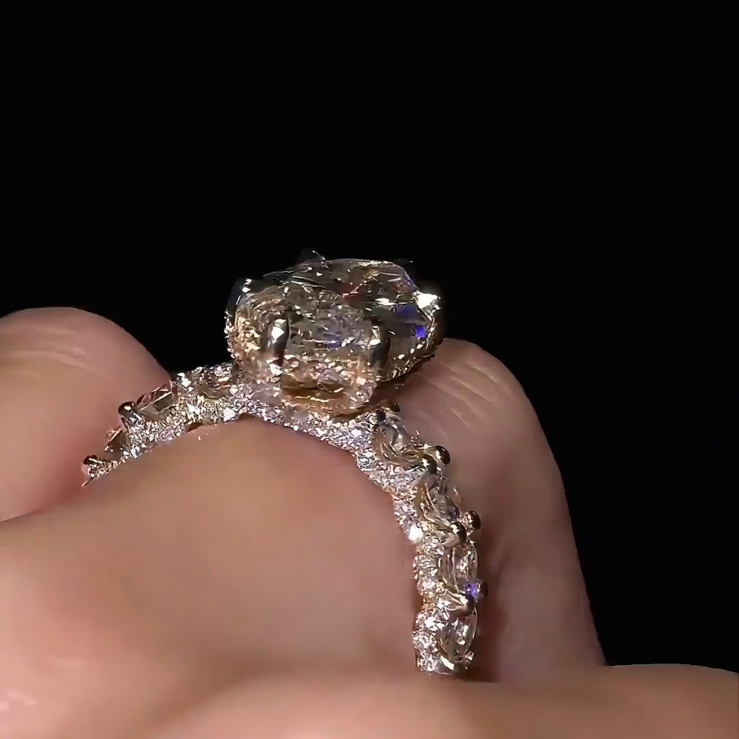 5 Carat Marquise Cut Lab Grown Diamond Ring D Color VVS Clarity – Fine Jewelry for Women