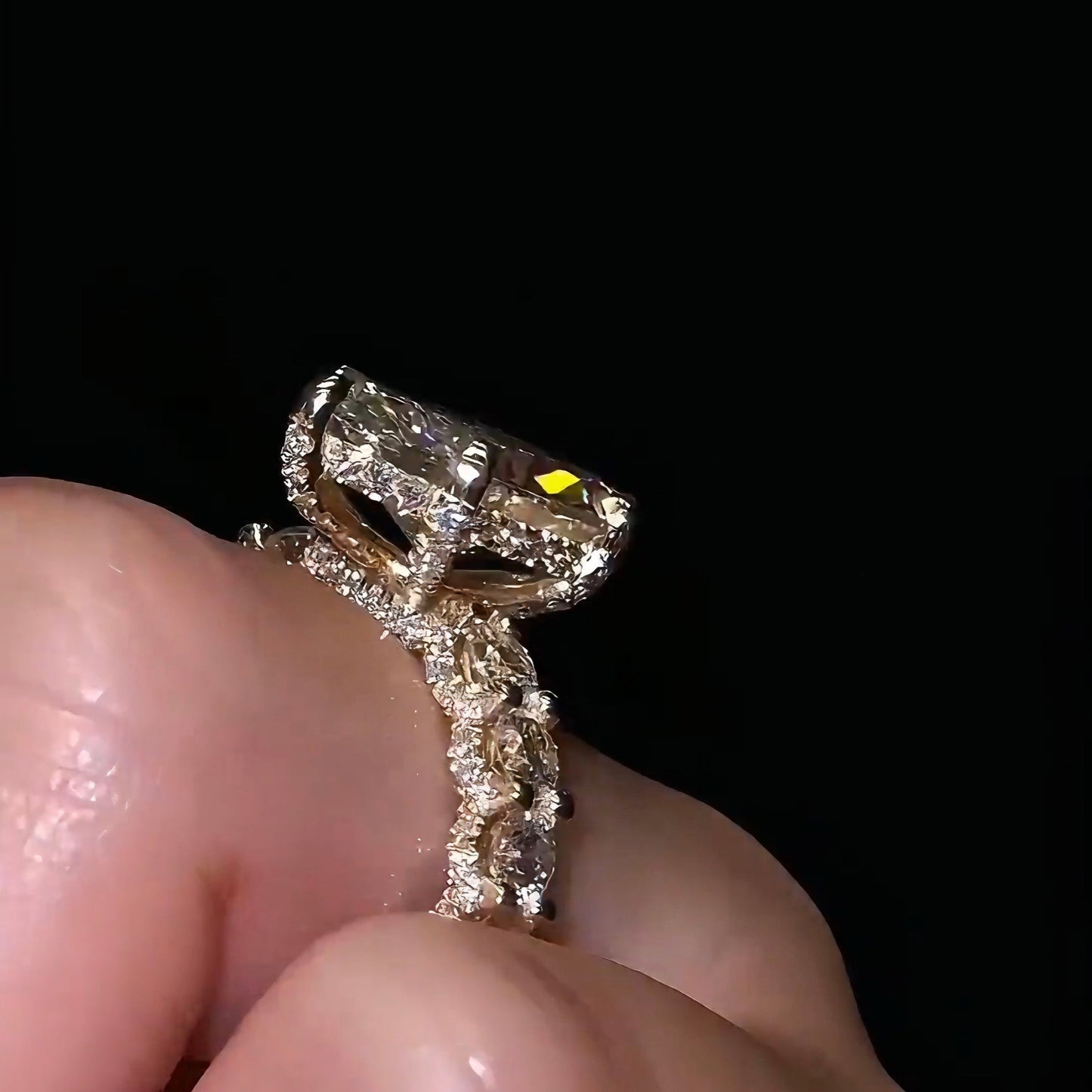 5 Carat Marquise Cut Lab Grown Diamond Ring D Color VVS Clarity – Fine Jewelry for Women