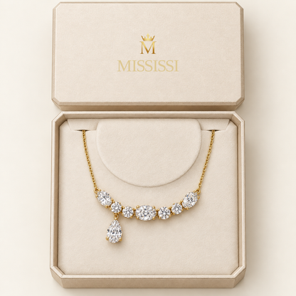 MISSISSI AA05 packaging study design visualization in yellow-gold color; proportions illustrative