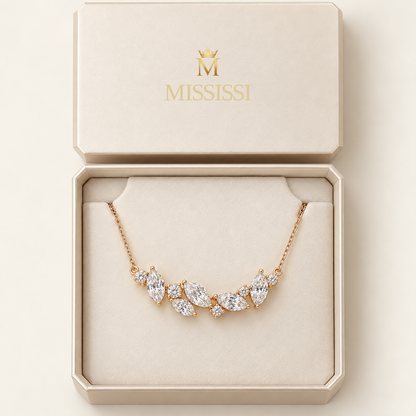 MISSISSI AA07 packaging study design visualization in pale rose-gold color; proportions illustrative