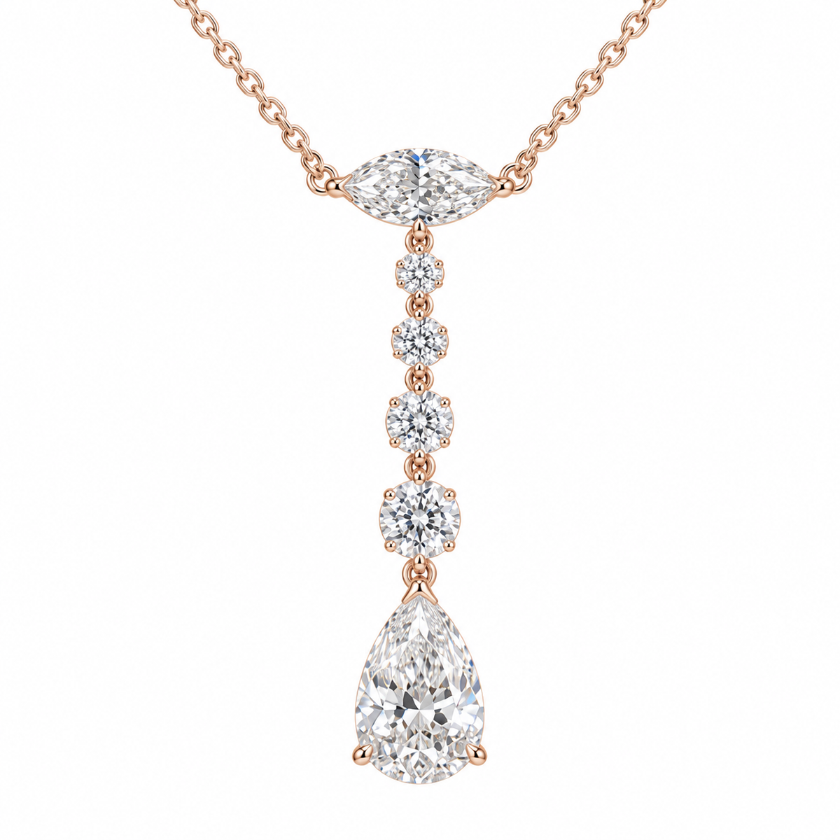 MISSISSI AA18 clean hero design visualization in pale rose-gold color; proportions illustrative