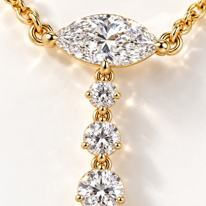 MISSISSI AA18 setting / joint macro design visualization in yellow-gold color; proportions illustrative