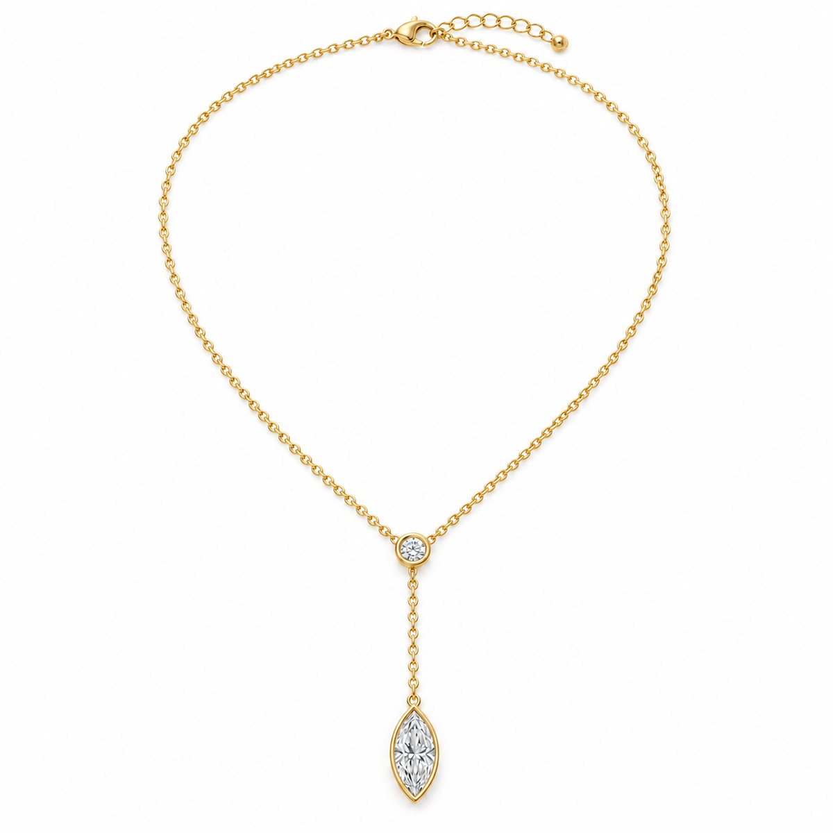 MISSISSI ligne marquise lariat front view.