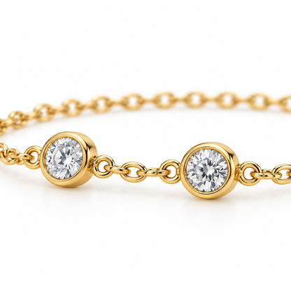 MISSISSI constellation station bracelet profile view.