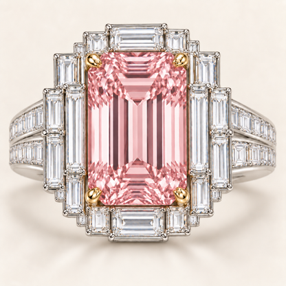 Blush Terraces Pink Emerald-Cut alternate view