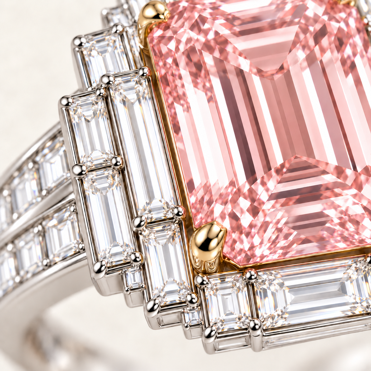 Blush Terraces Pink Emerald-Cut product detail