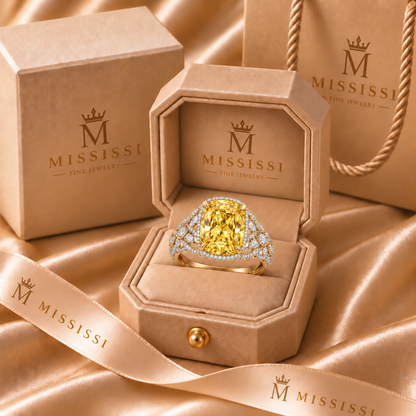 Golden Lattice in MISSISSI champagne packaging