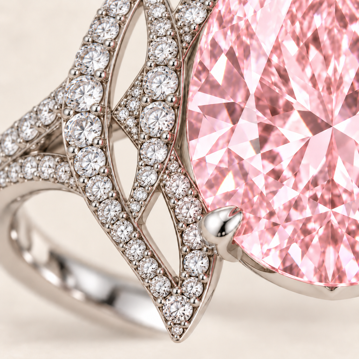 Blush Ogive setting detail