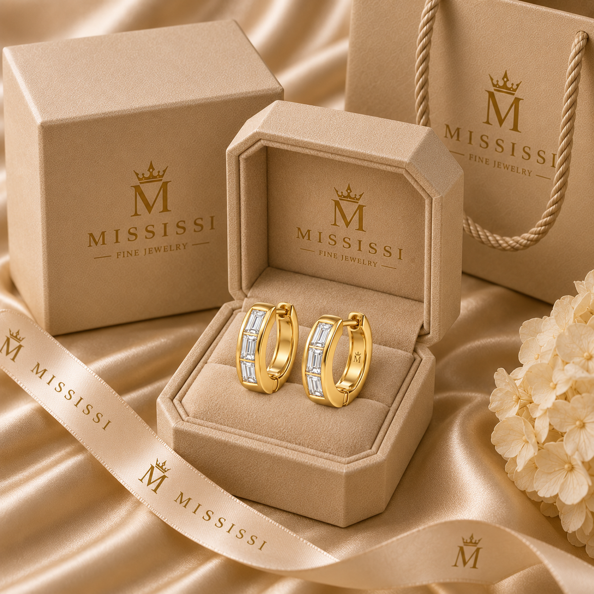 MISSISSI Facet with branded gift packaging