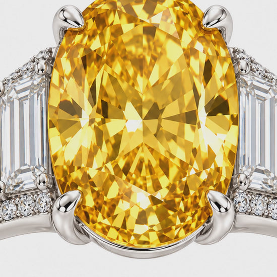 MISSISSI R054-SUNFALL-CASCADE-8-CT-YELLOW-OVAL — 12-second design film with English narration and captions — Remaining Collection Batch 3