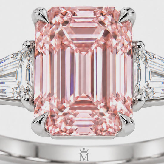 MISSISSI R089-ROSEVAULT-EMERALD-THREE-STONE-PINK — 12-second design film, English narration and captions — overnight-128-20261014
