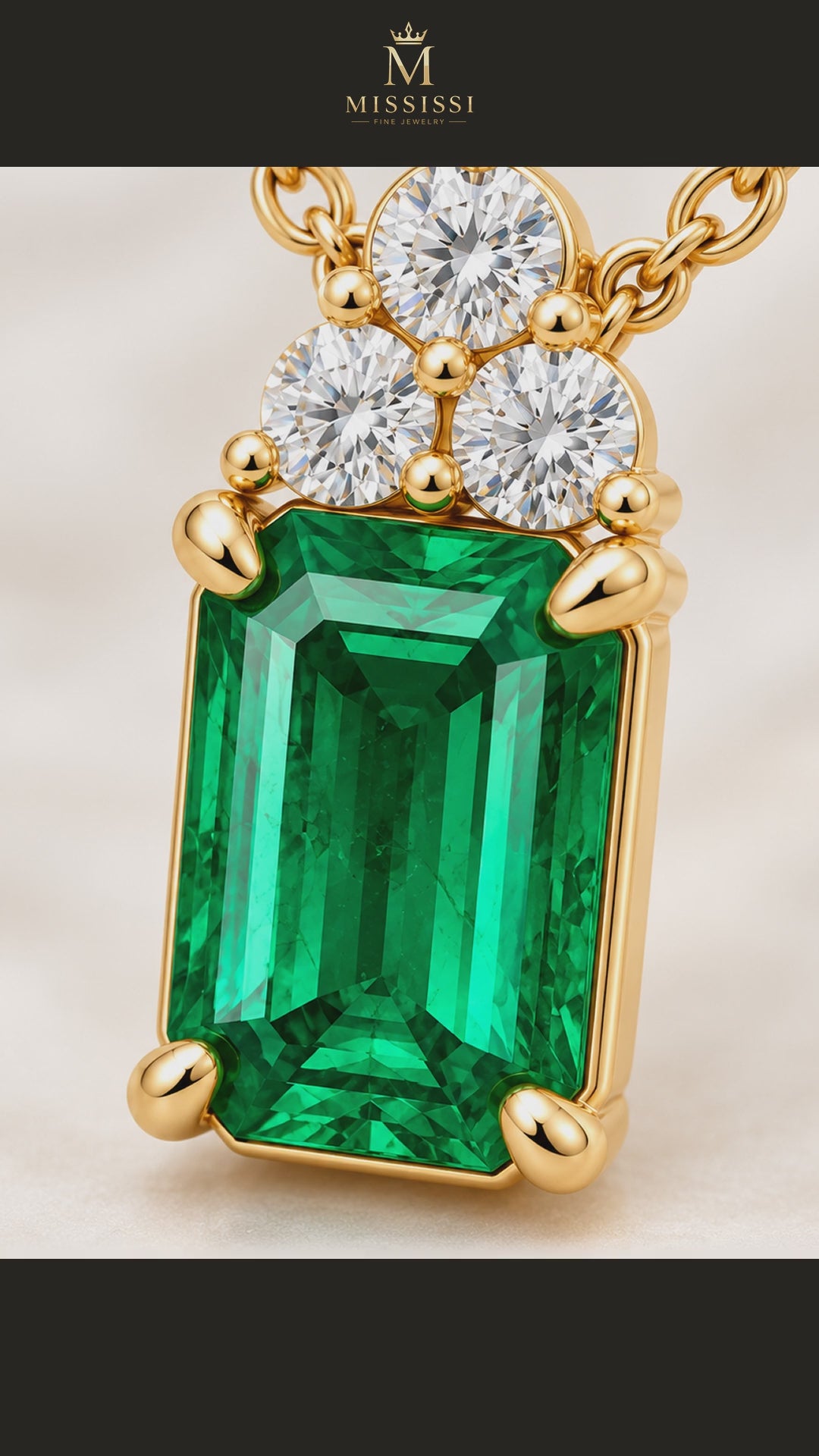 MISSISSI 046-EMERALD-TRIO — 12-second design film with English narration and captions — Batch 3