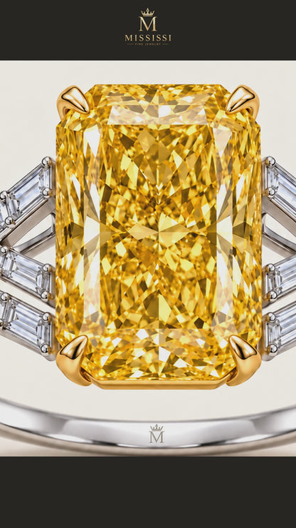 MISSISSI R017-GOLDEN-CHEVRON-6-CT-YELLOW-RADIANT — 12-second design film with English narration and captions — Remaining Collection Batch 1