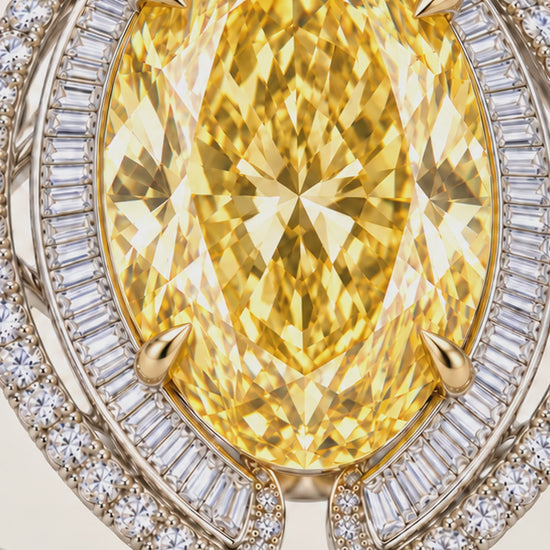 MISSISSI R063-GOLDEN-AUREOLE-7-5-CT-YELLOW-OVAL-CUT — 12-second design film, English narration and captions — overnight-128-20261014