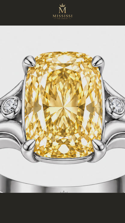 MISSISSI R042-GOLDEN-CADENCE-8-CT-YELLOW-CUSHION — 12-second design film with English narration and captions — Remaining Collection Batch 3