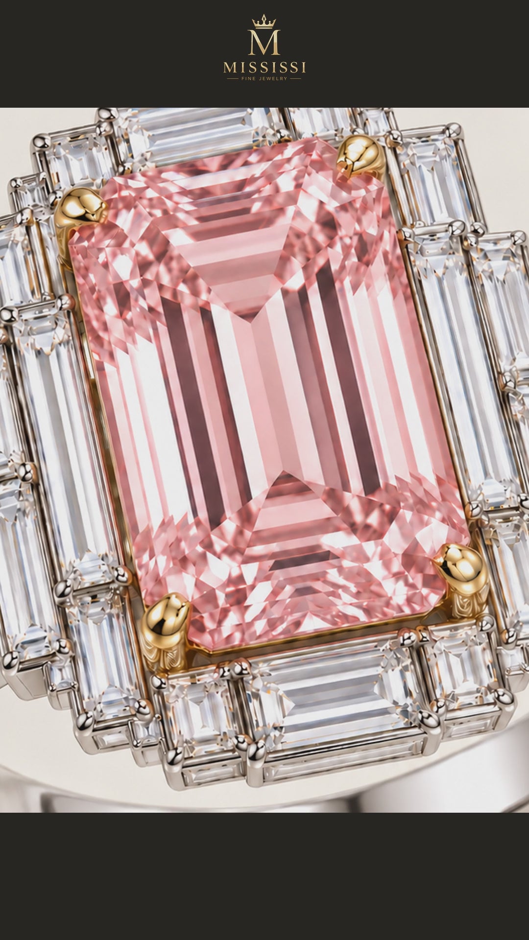 MISSISSI R064-BLUSH-TERRACES-8-CT-PINK-EMERALD-CUT — 12-second design film, English narration and captions — overnight-128-20261014