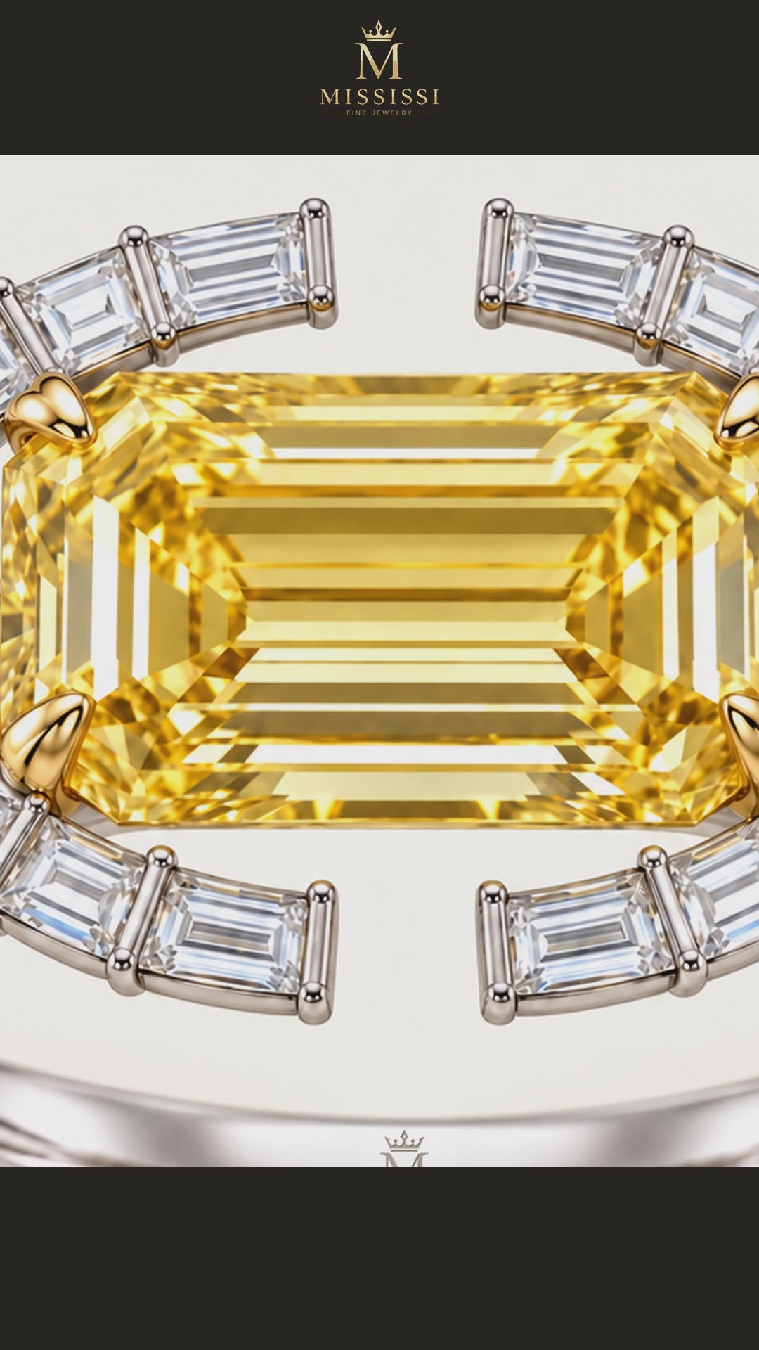 MISSISSI R015-AMBER-ELLIPSE-6-CT-YELLOW-EAST-WEST-EMERALD-C — 12-second design film with English narration and captions — Remaining Collection Batch 1