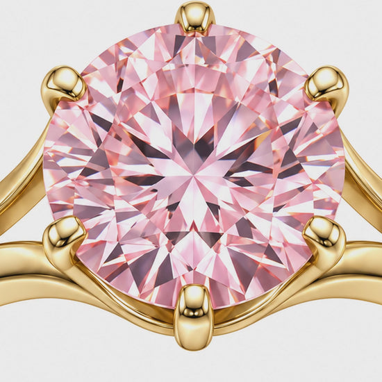 MISSISSI R044-BLUSH-BLOOM-5-CT-PINK-ROUND-BRILLIANT — 12-second design film with English narration and captions — Remaining Collection Batch 3