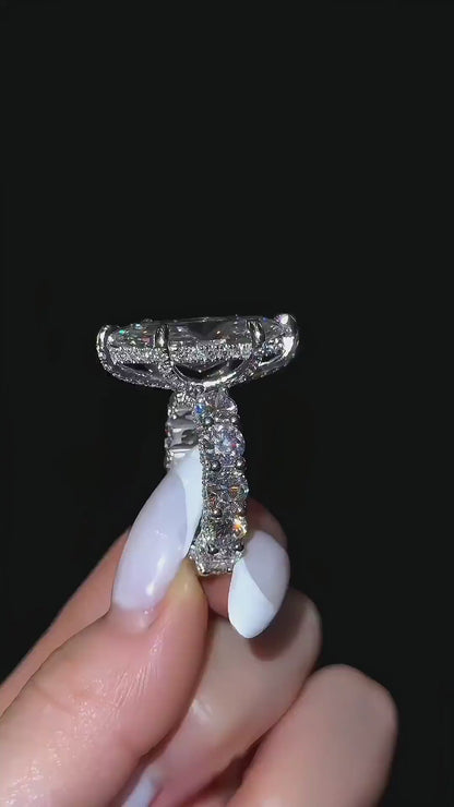 5 Carat Marquise Cut Lab Grown Diamond Engagement Ring | D VVS | Solid 14K/18K Gold