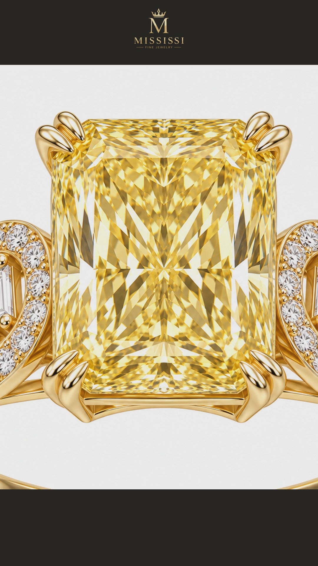 MISSISSI R060-SOLSTICE-SCROLL-10-CT-YELLOW-RADIANT — 12-second design film with English narration and captions — Remaining Collection Batch 3